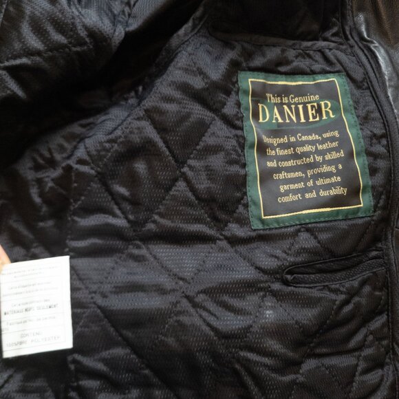 Daniel Two-Way Zip Oversized Leather Jacket - Picture 6 of 16